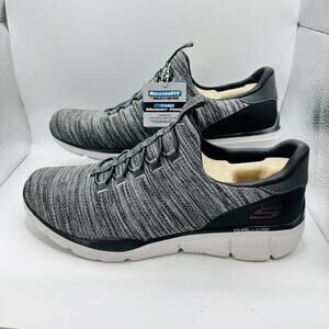 Skechers Mens Equalizer 3.0 52928SA Charcoal Gray Running Shoes Sneakers Size 10